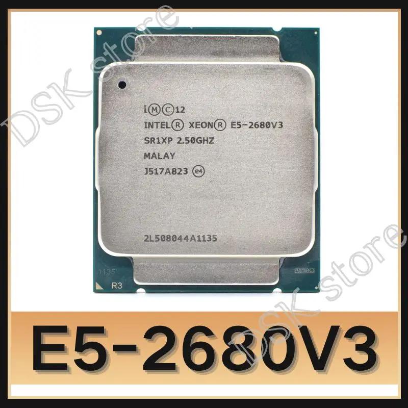   E5 2680 V3 μ, SR1XP, 2.5Ghz, 12 ھ, 30MB , LGA 2011-3 CPU, E5 2680V3 CPU E5-2680V3